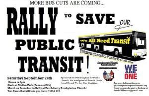 Transit 2B5 300x195 - MARCH AND RALLY TO SAVE PUBLIC TRANSIT - 9/24 AT NOON - MELLON PARK IN EAST LIBERTY