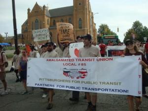 PPT with ATU at Labor Day Parade 2012 300x225 -